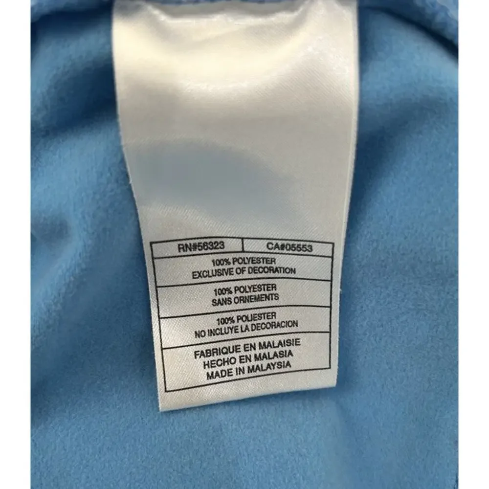 VTG Jordan Spellout Tracksuit Light Blue Yellow White Hooded Jacket 2XL Pants XL
